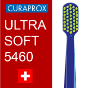 Curaprox CS 5460 Ultra Soft Diş Fırçası Koyu Mavi/Limon Yeşili
