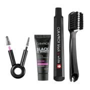 CS Black Is White Travel Set (Karbon Uçlu Fırça + Beyazlatıcı Diş Macunu + 2 Adet Arayüz)