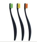 Promis Trio Black Biyoplastik 3'lü Diş Fırçası Seti