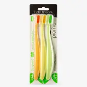 Promis Colored Biyoplastik 3'lü Diş Fırçası Seti