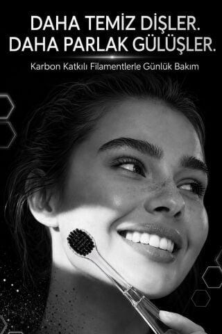Octabrush® WhiteCare Karbon Filamentli Diş Fırçası
